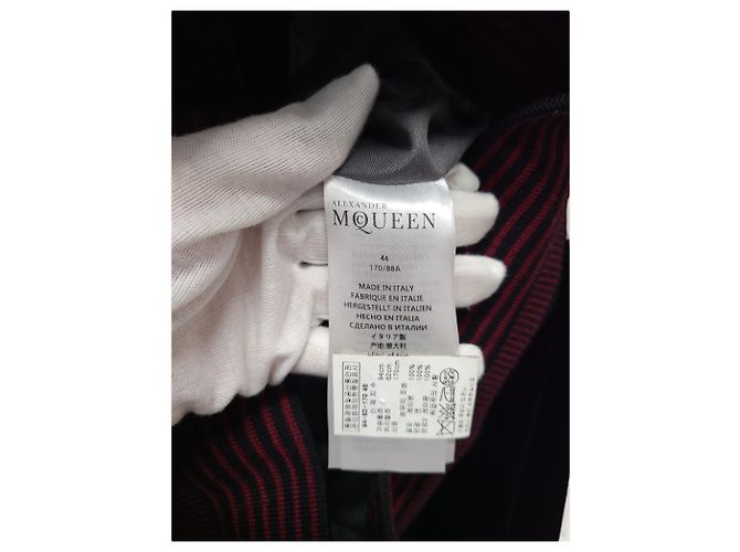 Alexander Mcqueen Giacca casual in velluto nero - vista 5