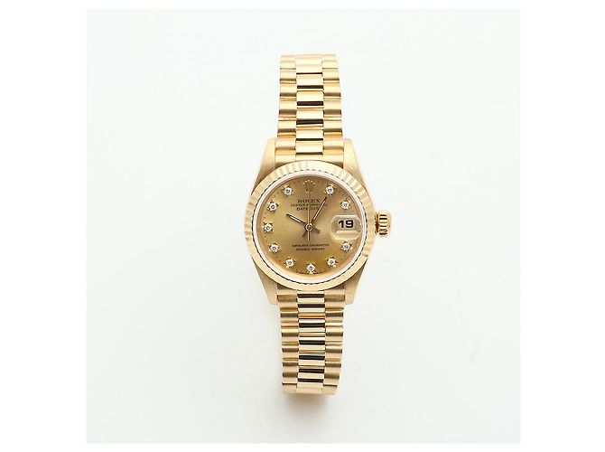 Rolex Lady Datejust Original Ten Point Diamond Gold D'oro - vista 15