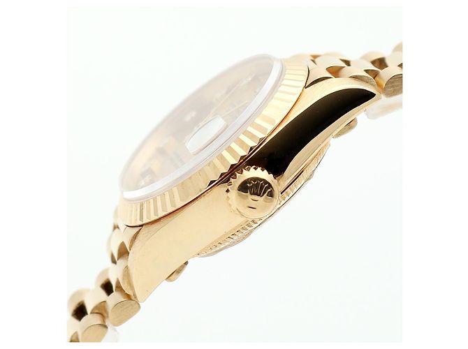 Rolex Lady Datejust Original Ten Point Diamond Gold D'oro - vista 9