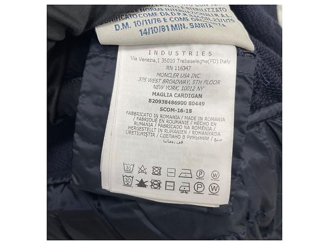 Dior Jaqueta acolchoada de malha Azul - vista 6