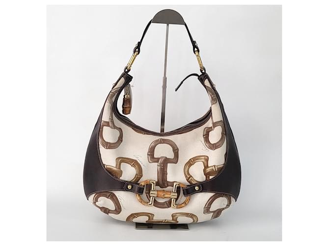 Bamboo Gucci Borsa hobo a tracolla in bambù Multicolore - vista 2