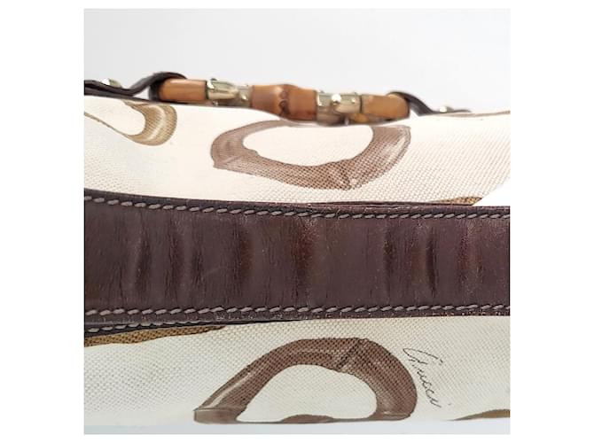 Bamboo Gucci Borsa hobo a tracolla in bambù Multicolore - vista 6