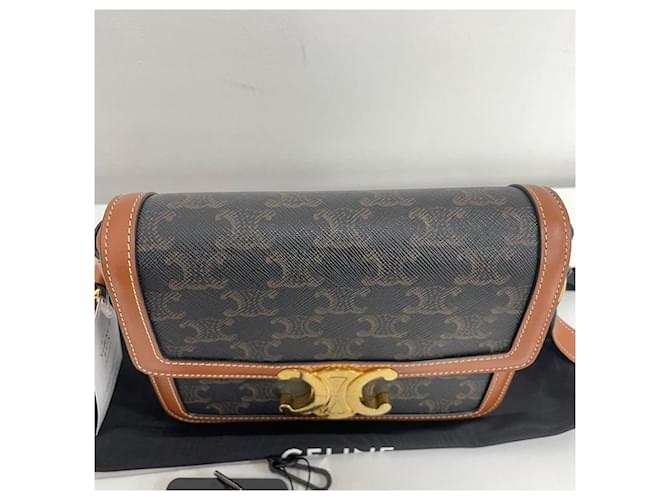Céline Borsa a tracolla Celine Triumph Tin Multicolore - vista 4