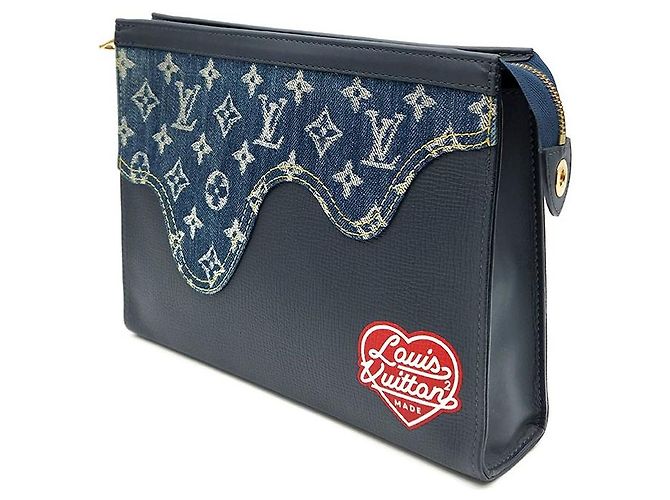 Louis Vuitton Pochette Nigo Monogram Pouch Voyage MM Nero - vista 2