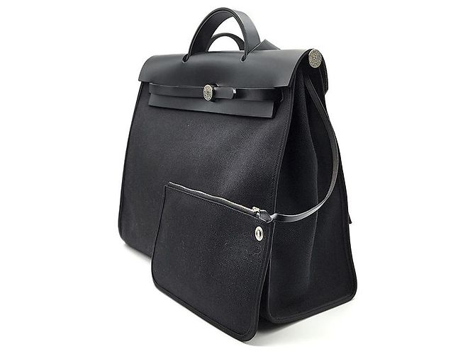Hermès NUOVO ZIP Herbag Large Nero - vista 2