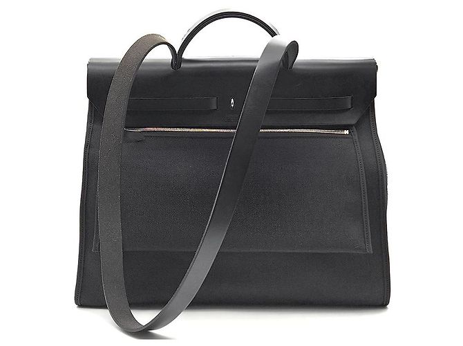 Hermès NUOVO ZIP Herbag Large Nero - vista 3
