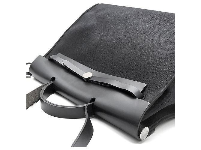 Hermès NUOVO ZIP Herbag Large Nero - vista 6