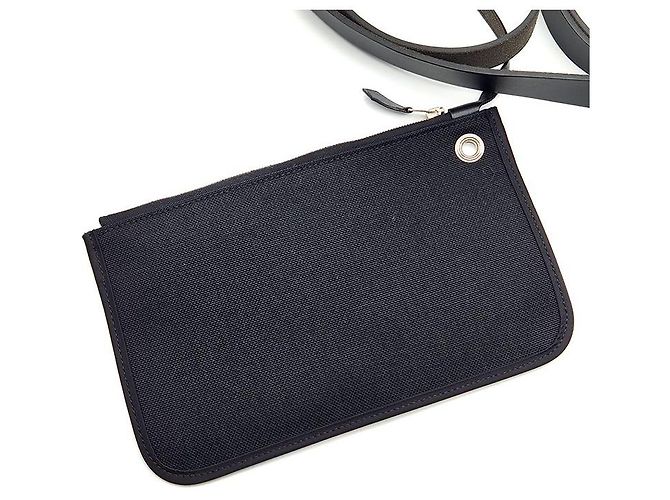 Hermès NUOVO ZIP Herbag Large Nero - vista 9