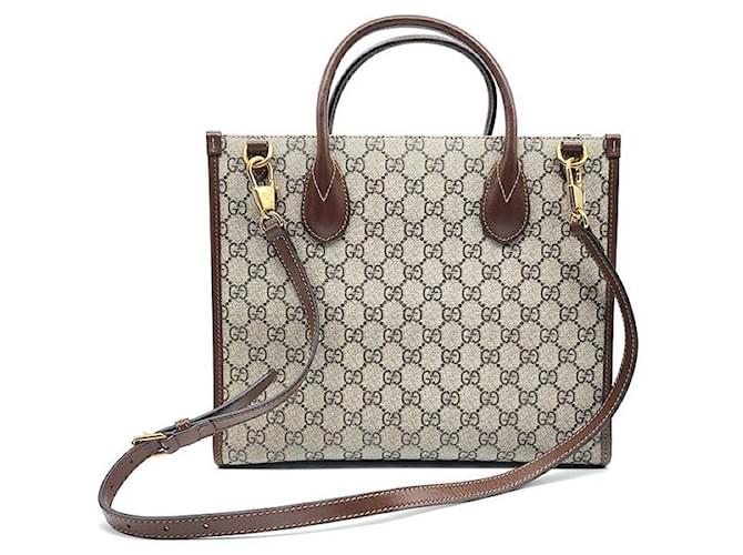 Gucci Interlocking GG Small Tote Bag Weiß - Ansicht 3