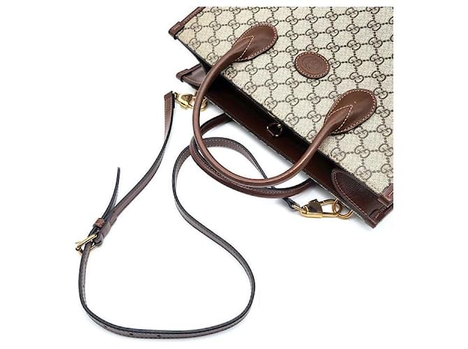 Gucci Interlocking GG Small Tote Bag Weiß - Ansicht 5