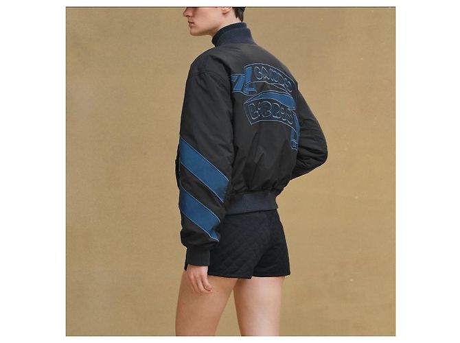 Hermès Chaqueta Bomber Reversible para Mujer Naranja - vista 9