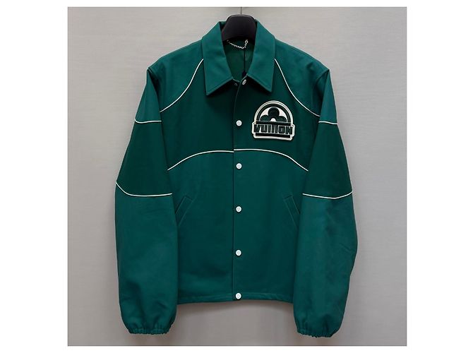 Louis Vuitton Coach-Jacke aus Baumwolle mit Blumenmuster Schwarz - Ansicht 4