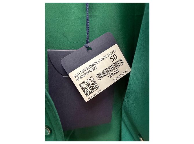 Louis Vuitton Coach-Jacke aus Baumwolle mit Blumenmuster Schwarz - Ansicht 6