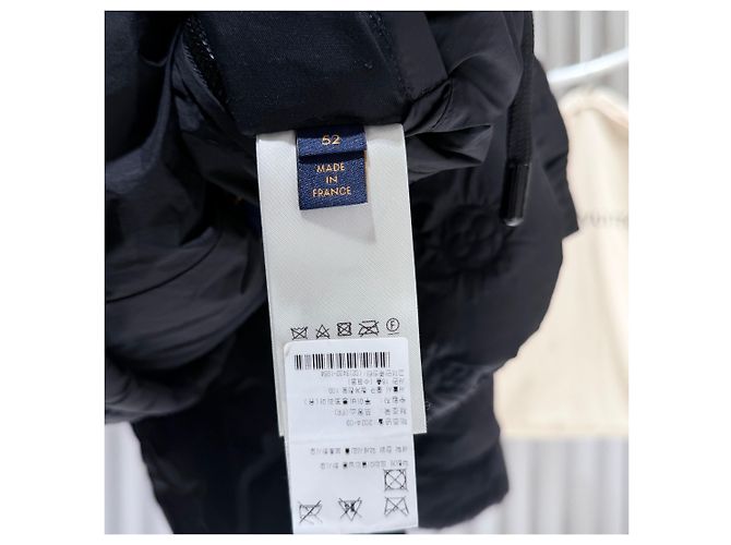 Louis Vuitton Blouson imbottito con cappuccio Nero - vista 4