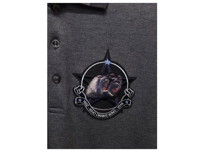 Givenchy Charcoal Star Tomboy Polo mit besticktem Patch Braun - Ansicht 3