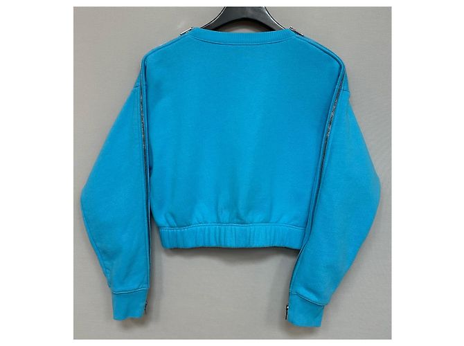 Gucci Sudadera de jersey de algodón para mujer Azul - vista 2