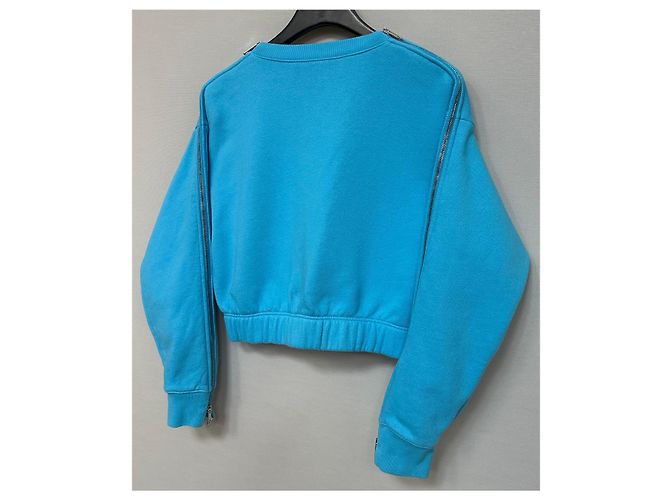 Gucci Sudadera de jersey de algodón para mujer Azul - vista 5