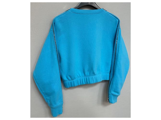 Gucci Sudadera de jersey de algodón para mujer Azul - vista 6