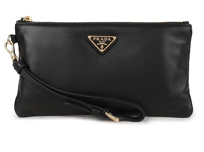 Prada Lederpouch Schwarz - Ansicht 3