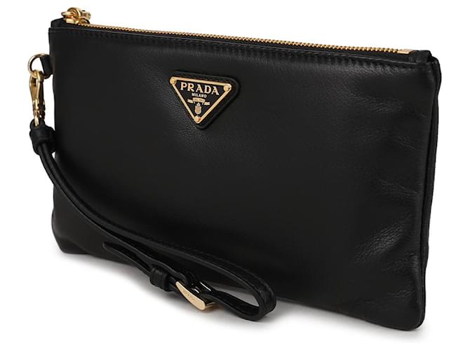 Prada Lederpouch Schwarz - Ansicht 4