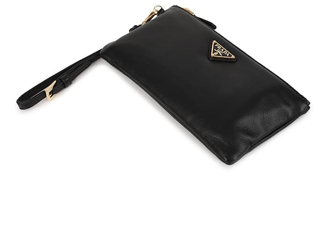 Prada Lederpouch Schwarz - Ansicht 6