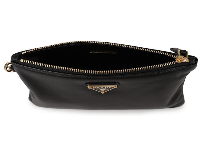 Prada Lederpouch Schwarz - Ansicht 7