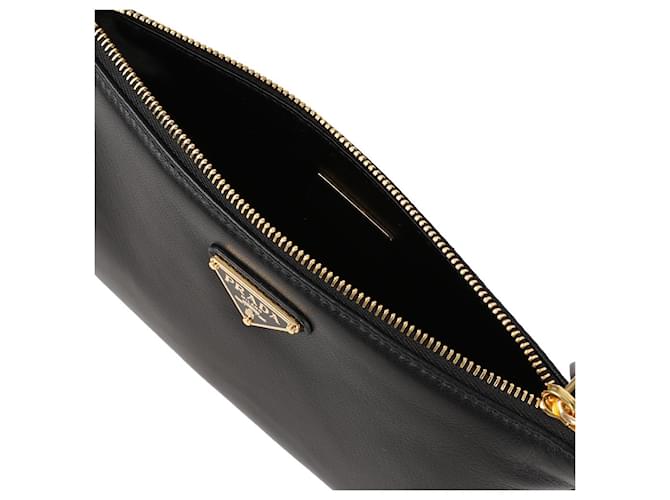 Prada Lederpouch Schwarz - Ansicht 8