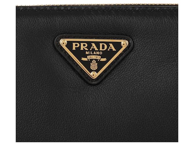 Prada Lederpouch Schwarz - Ansicht 9