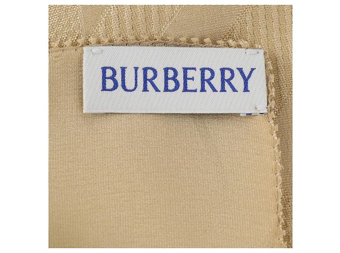 Burberry Check Pattern Pure Silk Scarf - view 9