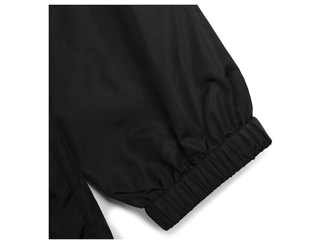 Burberry Langer Nylon-Parka mit Karomuster Schwarz - Ansicht 7
