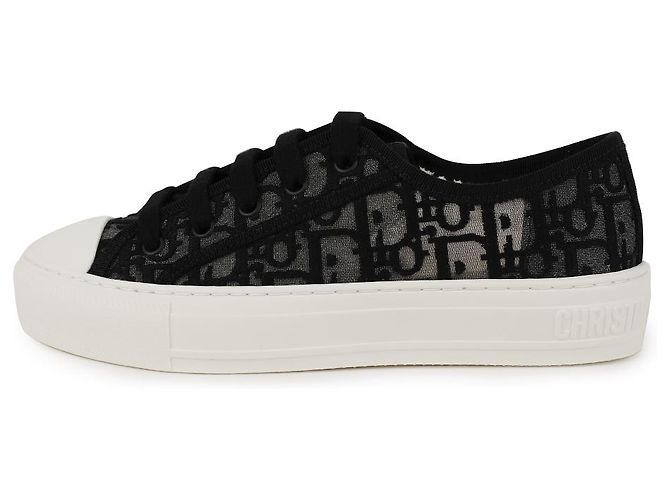 Dior Sneakers in mesh con ricamo Oblique - vista 6