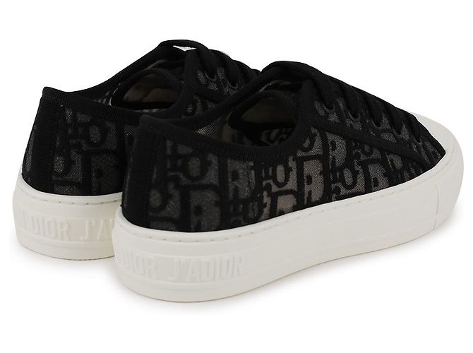 Dior Sneakers in mesh con ricamo Oblique - vista 8