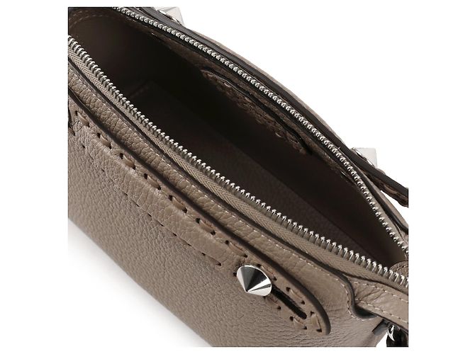 Fendi Borsa Mini By the Way Selleria Marrone - vista 8
