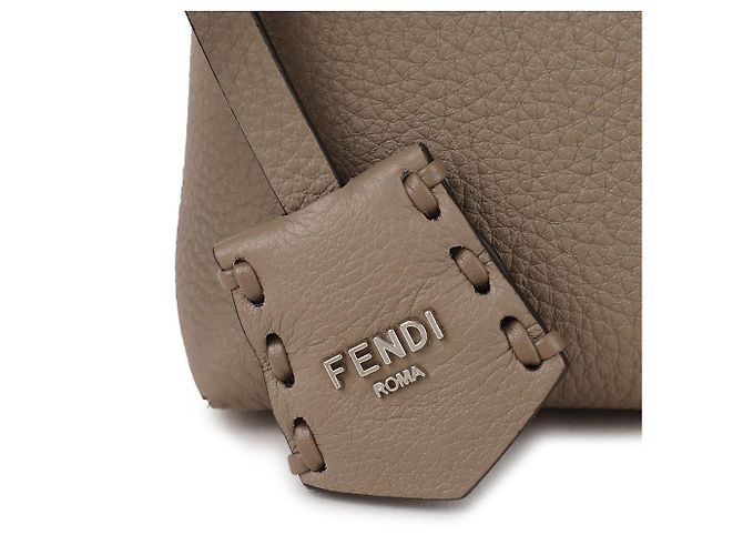 Fendi Borsa Mini By the Way Selleria Marrone - vista 9