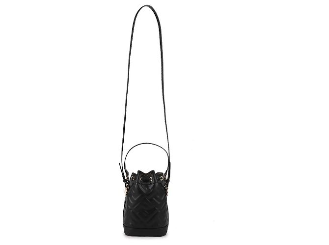 Fendi Mini borsa in pelle Montrezzo Nero - vista 5