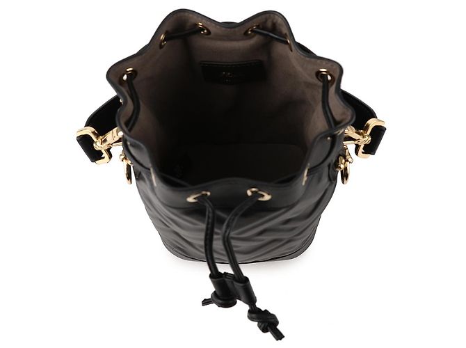 Fendi Mini borsa in pelle Montrezzo Nero - vista 7