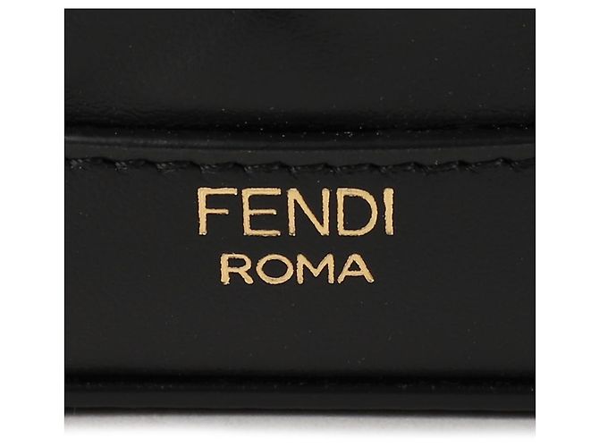 Fendi Mini borsa in pelle Montrezzo Nero - vista 9