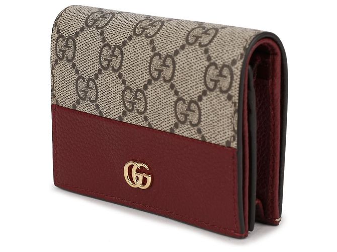 Gucci GG Marmont Mini-Wallet zweifarbig Braun - Ansicht 4