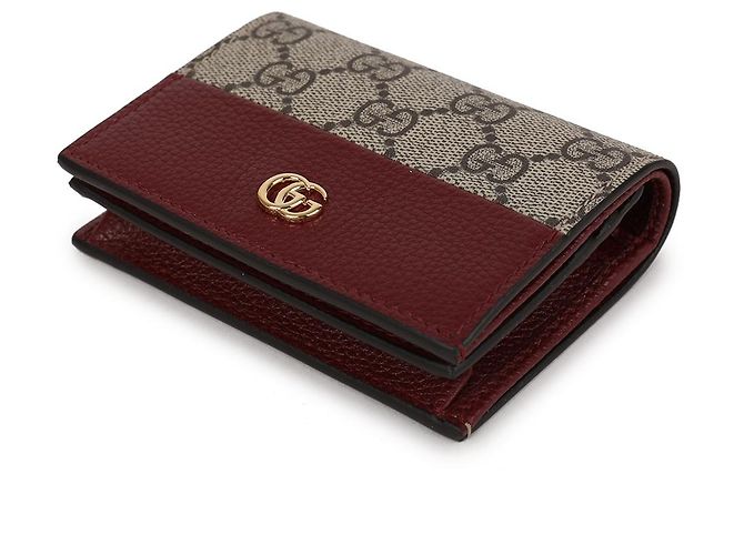 Gucci GG Marmont Mini-Wallet zweifarbig Braun - Ansicht 6
