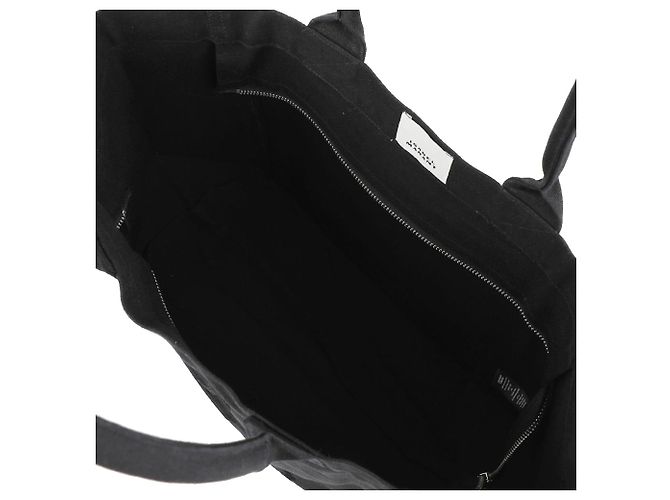 Isabel Marant Sacola Tote de algodão com logo - vista 8
