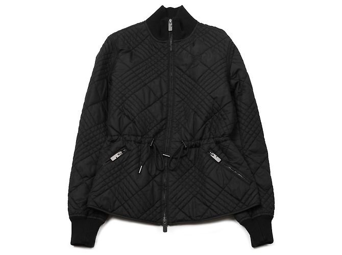 Burberry Wavy-Jacke aus Nylon mit Micro-Check Schwarz - Ansicht 3