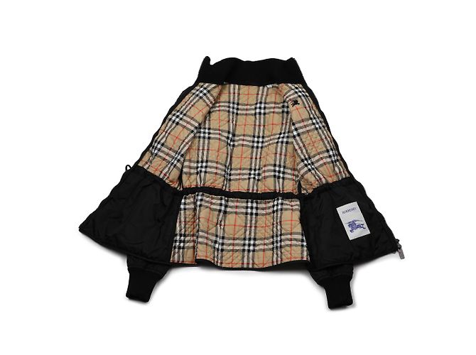 Burberry Wavy-Jacke aus Nylon mit Micro-Check Schwarz - Ansicht 5