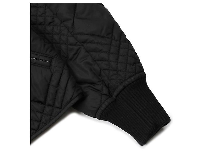 Burberry Wavy-Jacke aus Nylon mit Micro-Check Schwarz - Ansicht 7