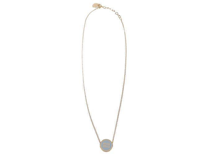 Miu Miu Collana in metallo Blu - vista 5