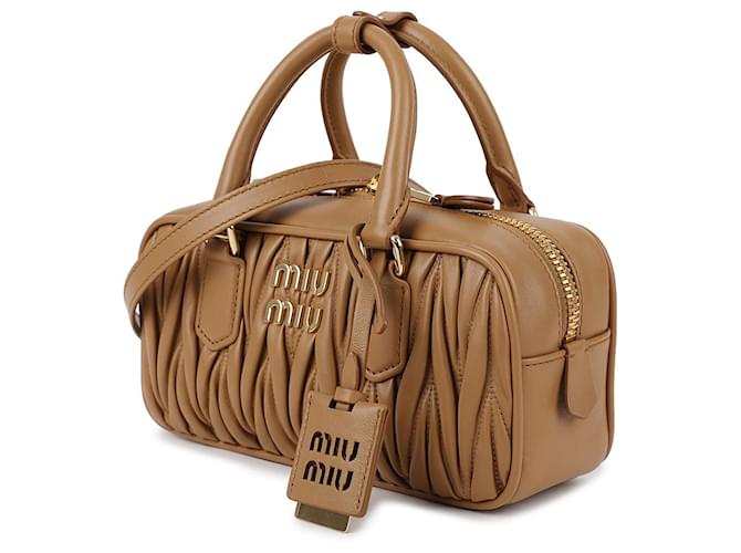 Miu Miu Borsa Tote Marrone - vista 4