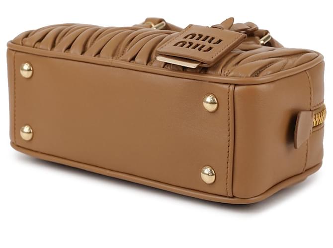 Miu Miu Borsa Tote Marrone - vista 6