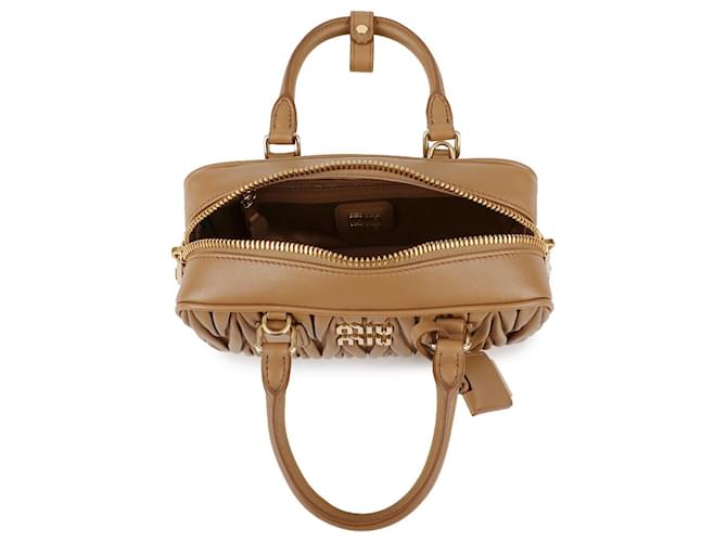 Miu Miu Borsa Tote Marrone - vista 7