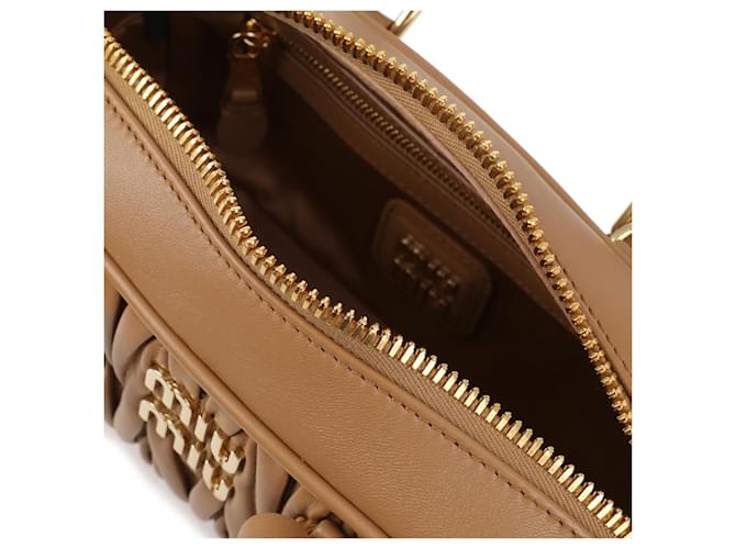 Miu Miu Borsa Tote Marrone - vista 8