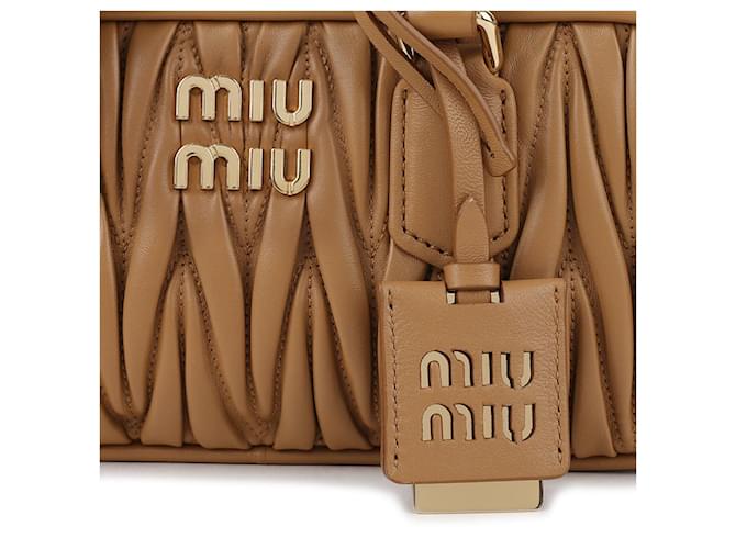 Miu Miu Borsa Tote Marrone - vista 9