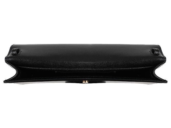 Saint Laurent Clutch Kate in pelle Nero - vista 7